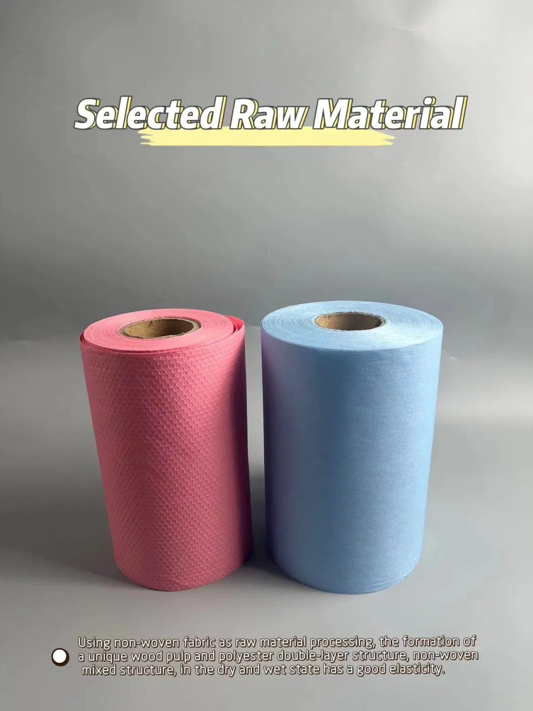 Disposal Clean Wiper Roll Industrial Medium Duty Industrial Cloths for General Cleaning