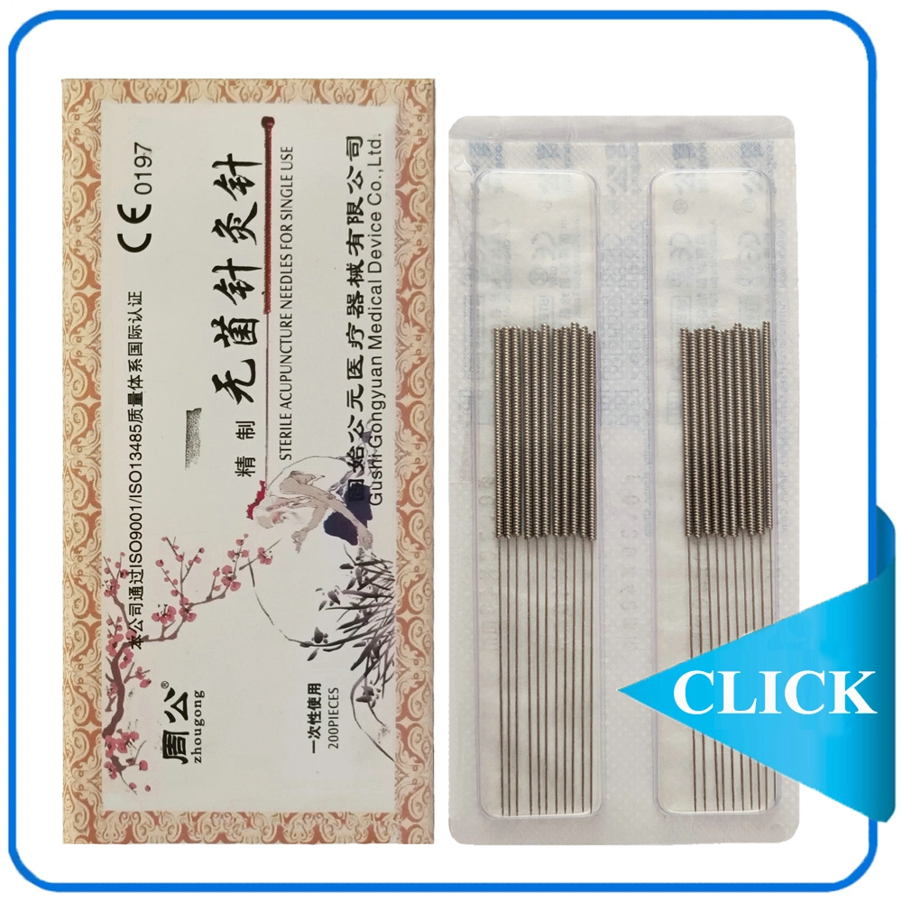 Chinese Traditional Disposable Wholesale Acupuncture Dry Needle Single Use with Guide Tube