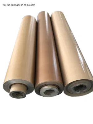 Tessuto in tessuto in tessuto di fibra di vetro rivestito in PTFE termoresistenza con diversi Spessore