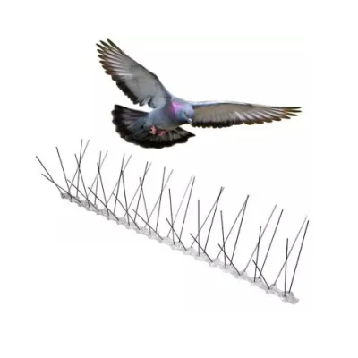 Piccolo uccello di plastica Defender spaventano gli uccelli tenere lontani Spike Dispositivo per Garden Yard