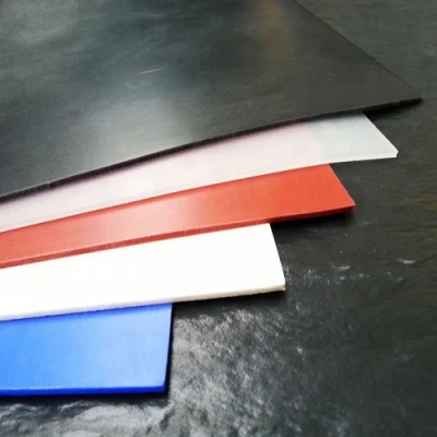 Foglio in gomma siliconica trasparente resistente al calore e agli strappi per alimenti
