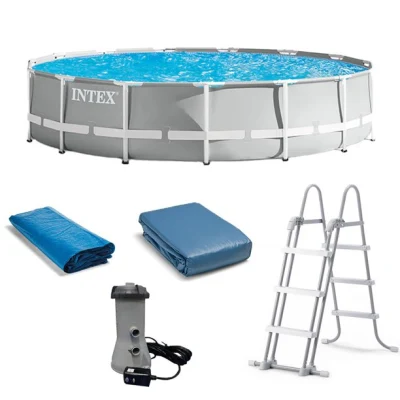 Litong 4000L laghetto lunghezza 2m larghezza 2m Party grande famiglia Piscina rettangolare in PVC con struttura in metallo resistente agli strappi