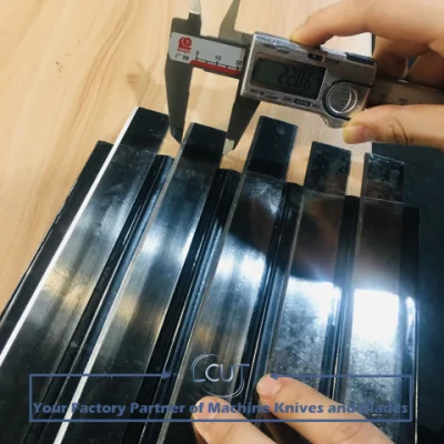 Acciaio al carbonio con smusso sinistro, lama per skinner di carne 517 mm X 22 mm X 0,7 mm, 100/scatola