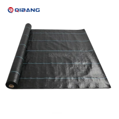  All&prime;ingrosso protezione UV per esterni PP tessuto plastica da giardino Anti Grass Coperchio a terra biodegradabile Nero terreno di pietratura mat