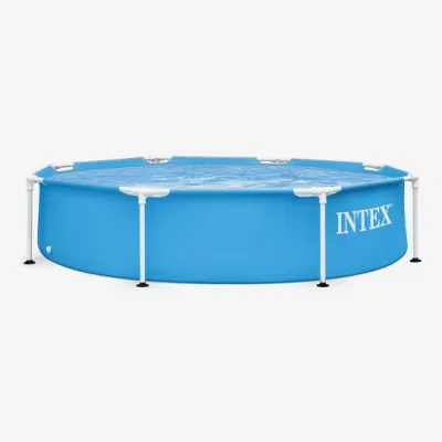 Litong 4000L laghetto lunghezza 2m larghezza 2m Party grande famiglia Piscina rettangolare in PVC con struttura in metallo resistente agli strappi