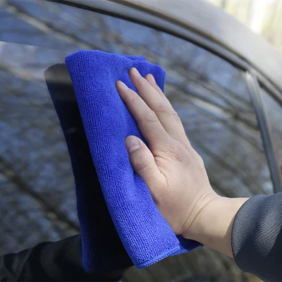 Tessuto per la pulizia in microfibra caldo tessuto tessuto tessuto tessuto tessuto tessuto tessuto tessuto tessuto tessuto tessuto tessuto grigio 40*40cm 300GSM panno microfibra per auto da cucina