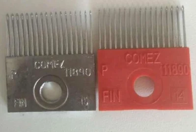 Il blocchetto dell&prime;ago di Comez della macchina per maglieria del filo di ordito/l&prime;ago stannico ago P-11890/20231 della guida ostruisce Tch-15 per gli aghi di lavoro a maglia della macchina per maglieria del filo di ordito