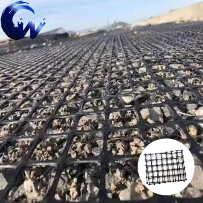  Black Asphalt Road Geogriglia biassiale in plastica per un&prime;elevata qualità di rinforzo Con MSDS