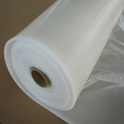 Foglio in gomma siliconica trasparente resistente al calore e agli strappi per alimenti