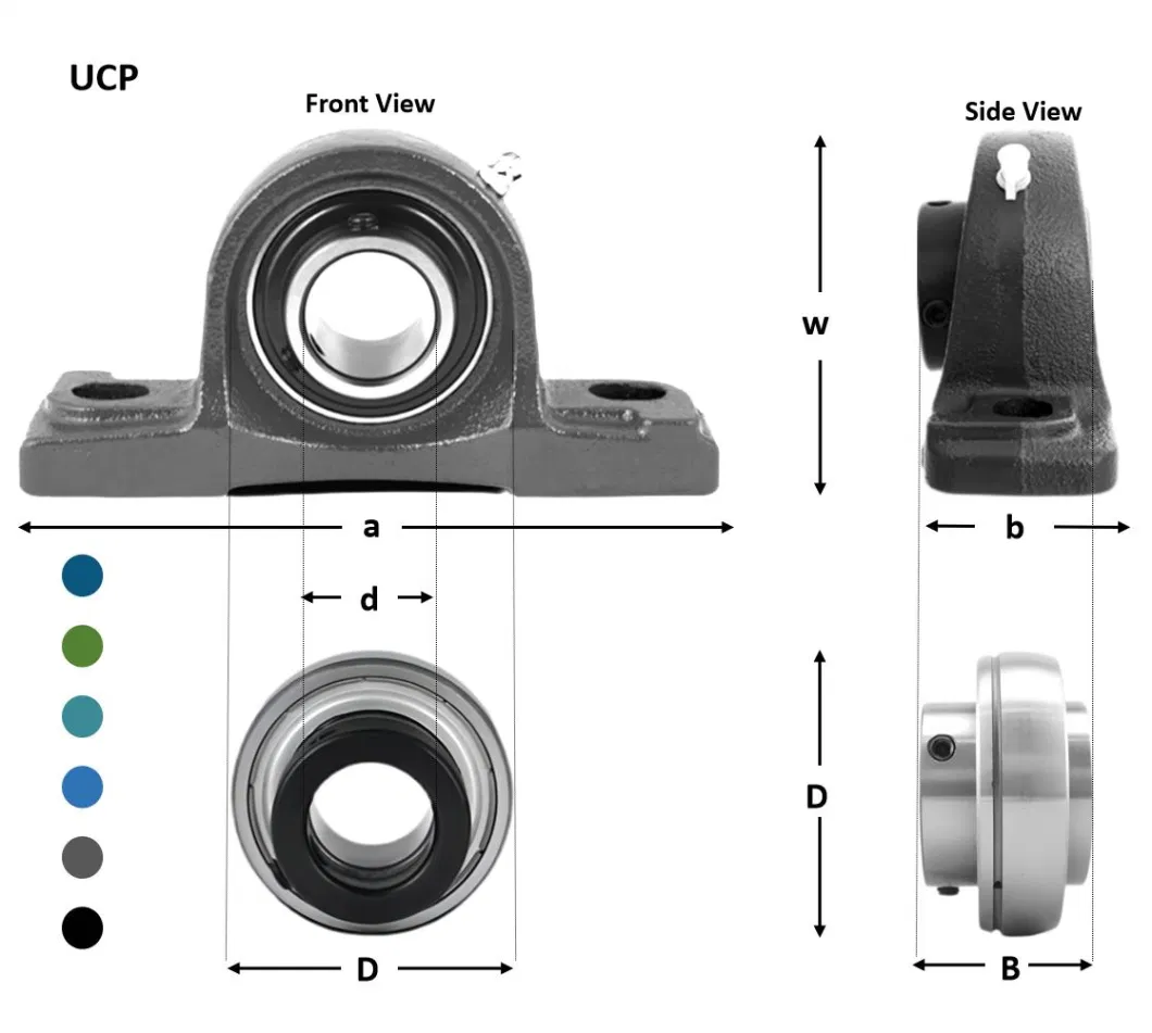 China Original Manufacturer of UCP205 Pillow Block Bearing/Mounted Bearing Housing/1688 Bearing for Agriculture/Shaft/Machine