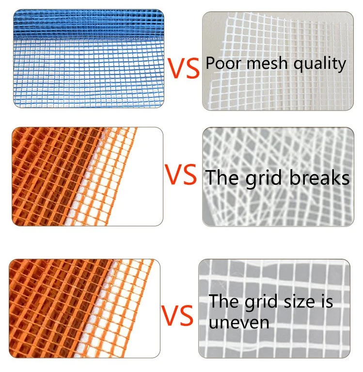 Orange Glass Fiber Mesh Fabric Concrete Reinforcement Glass Fiber Mesh