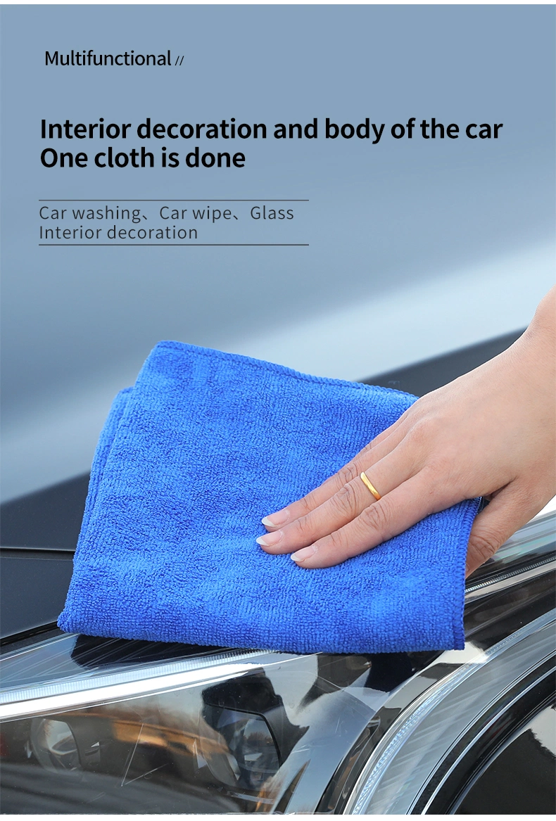 Microfiber Warp Knitting Glass Polishing Glass Kitchen and Drying Wash Towels for Car Wholesale