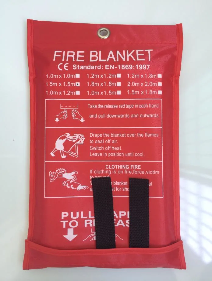 430G/M2 Twill Consturction Fiberglass Fire Resistant Blanket