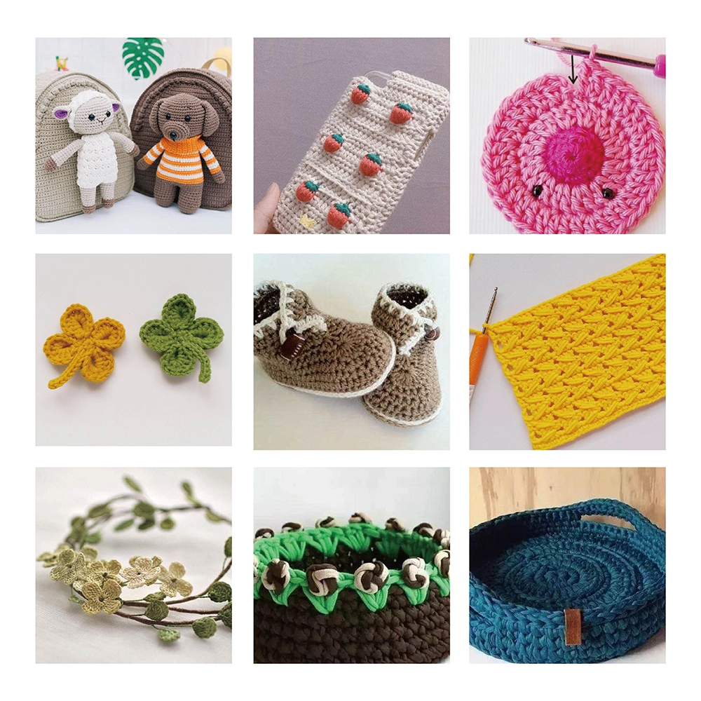 Multi-Coloured 2mm-10mm Handle Needle Crochet Hook Knitting Knit Needles Weave Yarn Set Sample Available