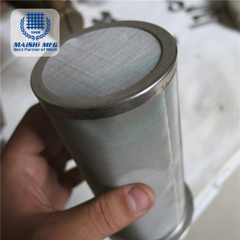 AISI304 316 Stainless Steel Wire Mesh Screen Customized Filter Strainer