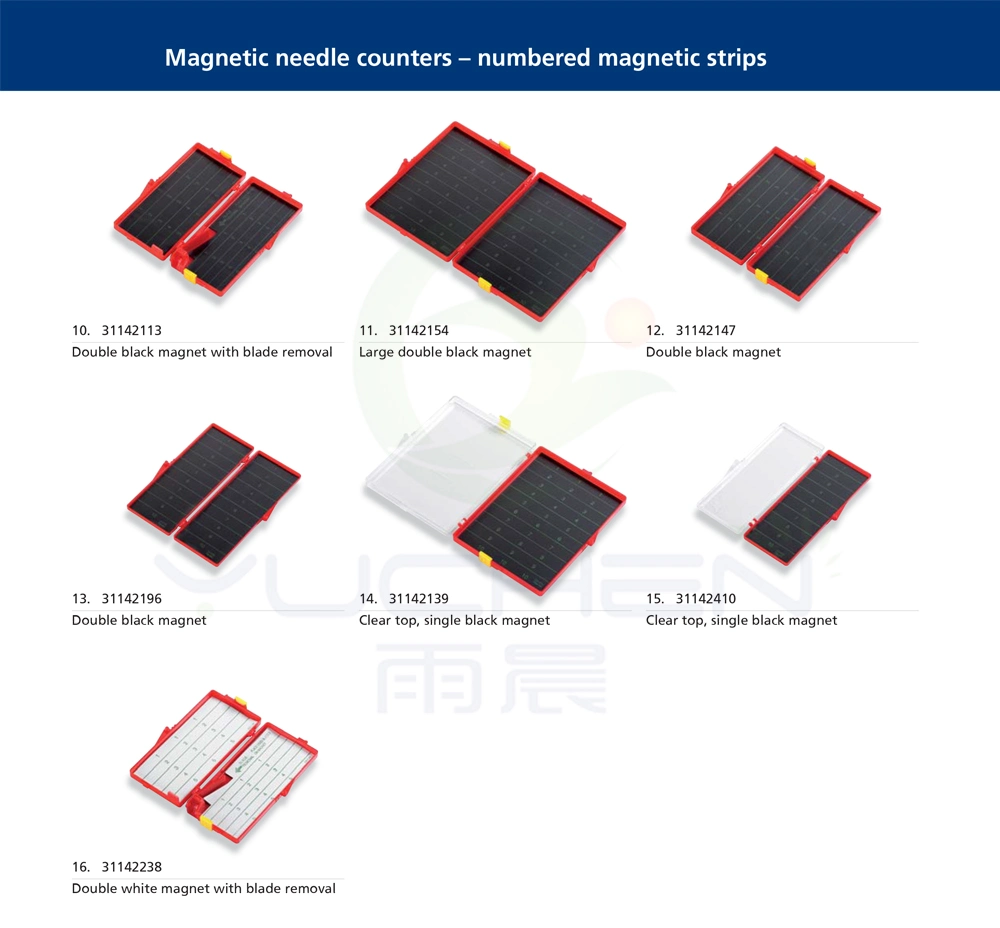Factory Price Medical Safety Foam Block Magnetic Adhesive Needle Counter