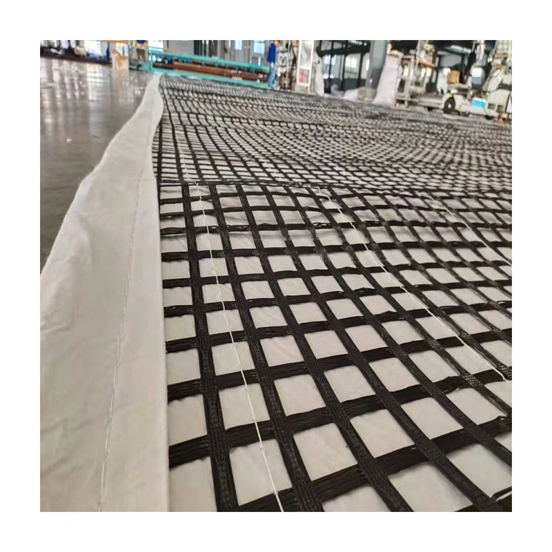 China Factory 50kn 100kn 120kn Glass Fiber Composite 40g 100g 150g Pet Nonwoven Geotextile