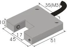 Textile Yarn Break Photoelectric Sensor Switch NPN/PNP Nc