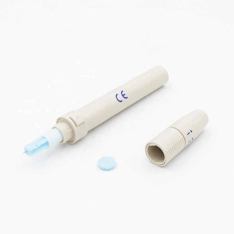 Hot Sales Medical Automatic Blood Lancet Pen Collection Lancing Device