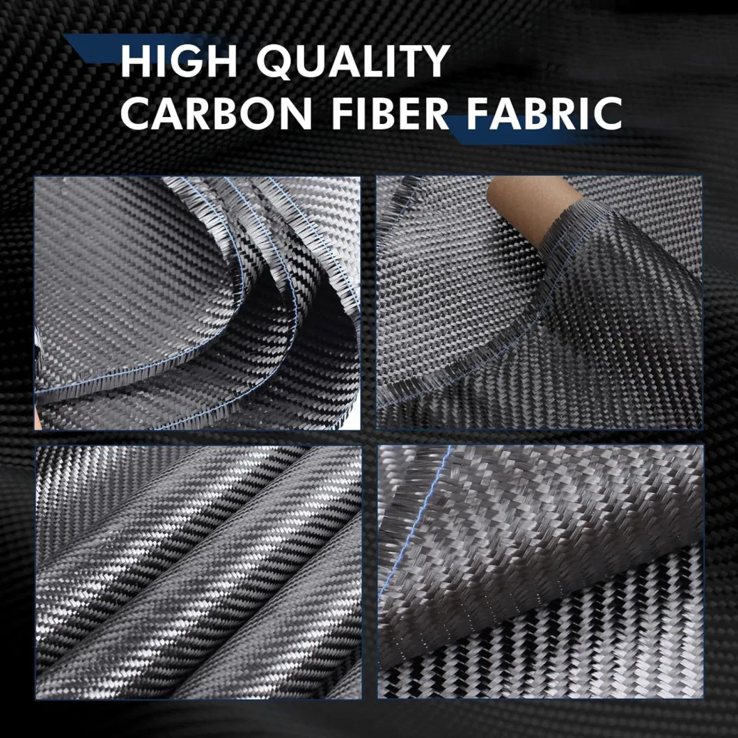 China Factory The Building Reinforces 12K 200GSM Unidirectional Carbon Fiber Fabric, Ud Carbon Fiber Fabric