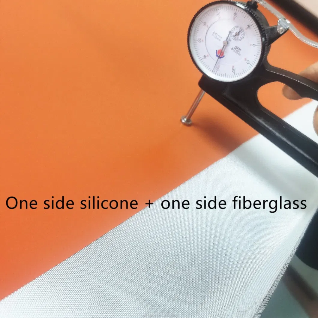 Electric Heater Semi Vulcanized Fire Resistant Silicone Fiberglass Cloth