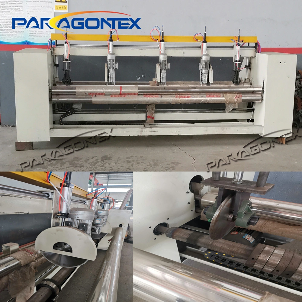 Non Woven Fabric Rolling and Cutting Machine/ Automatic Non Woven Roll Fabric Cutting Machine Non Woven Fabric Roll Slitting Machine