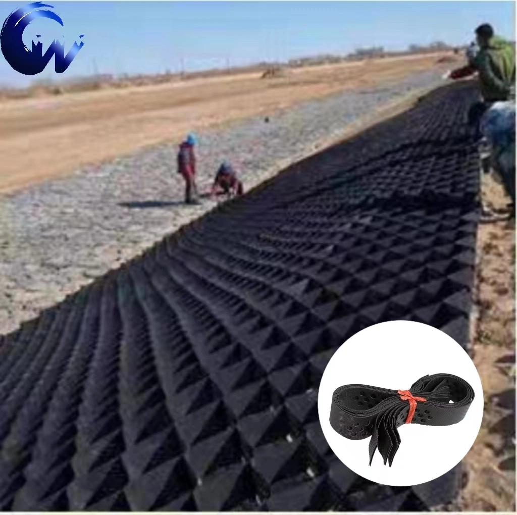 Black Asphalt Road Biaxial Plastic Geogrid for High-Quality Reinforcement Earthwork with MSDS