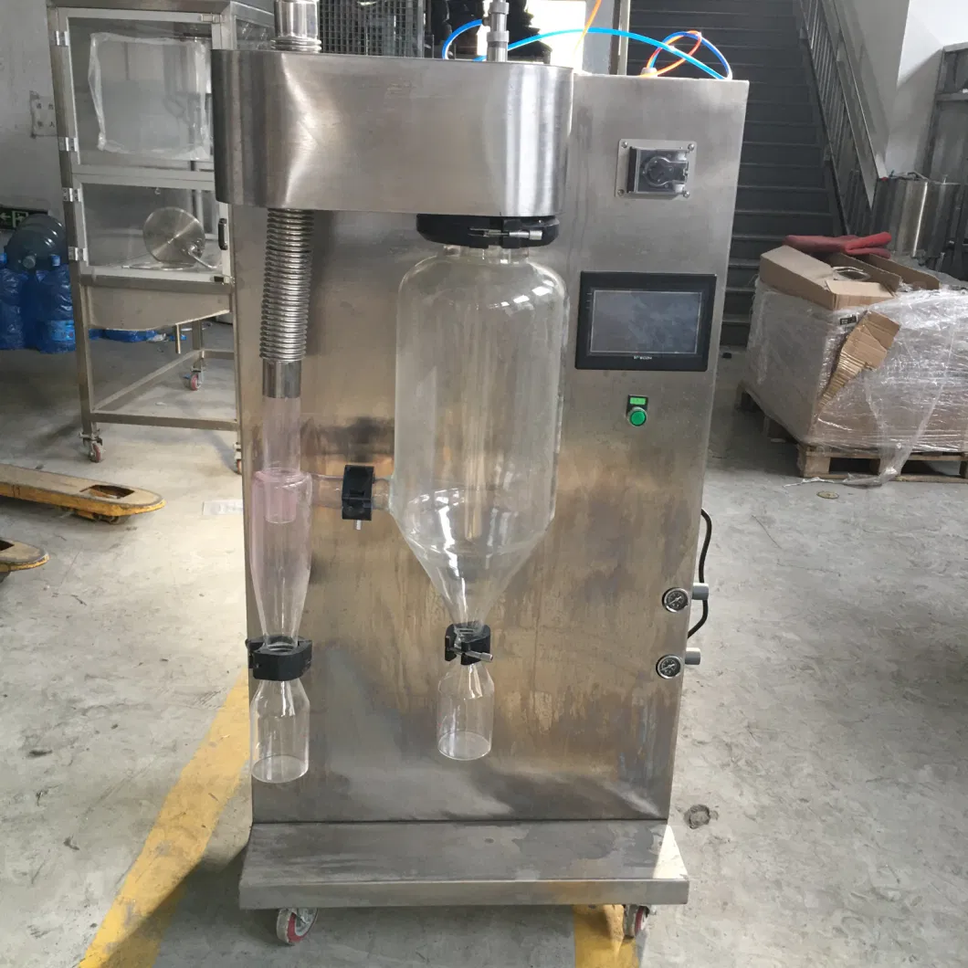 High Efficiency Laboratory Scale Full Stainless Steel Mini Spray Dryer Machine for Milk Protein Isolate Plant Pea Protein Slurry