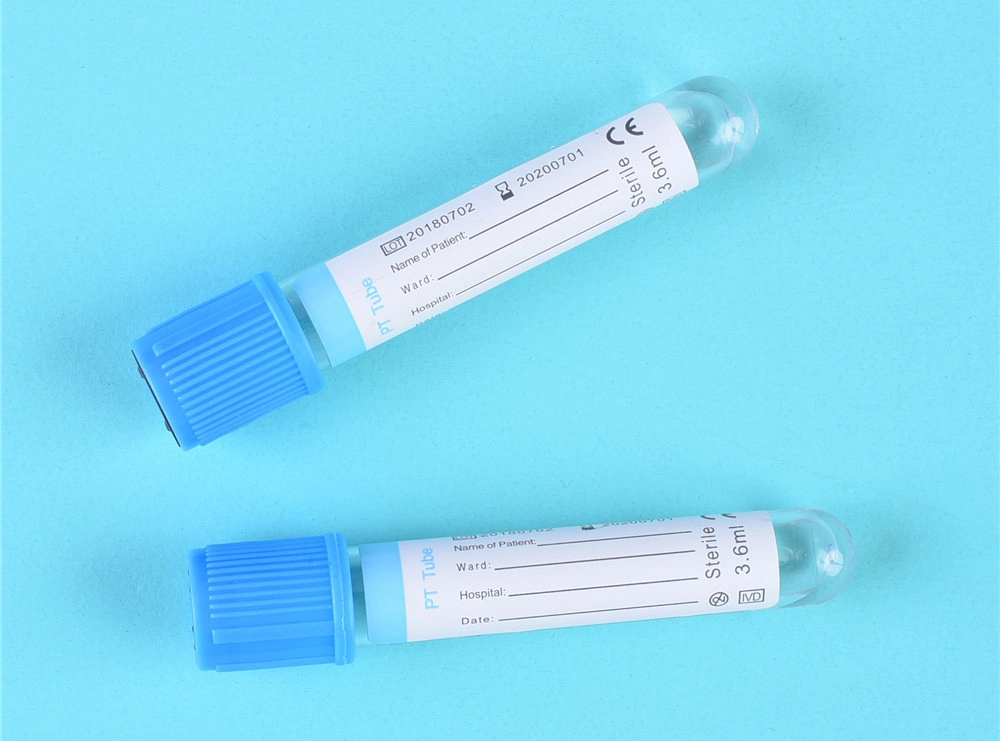 Medical Products Disposable Glass Pet Vacuum Blood Collection Tube EDTA Tube Gel SSR PT Tube Blood Test Tube