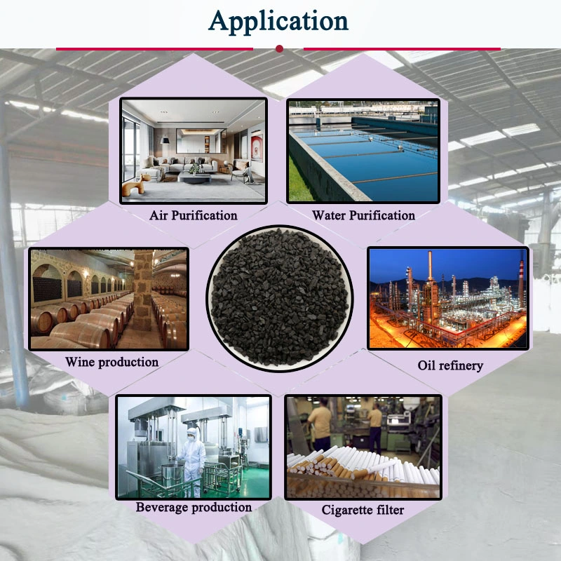 High Adsorption Strength Nut Shell Activated Carbon for Oil Refineries