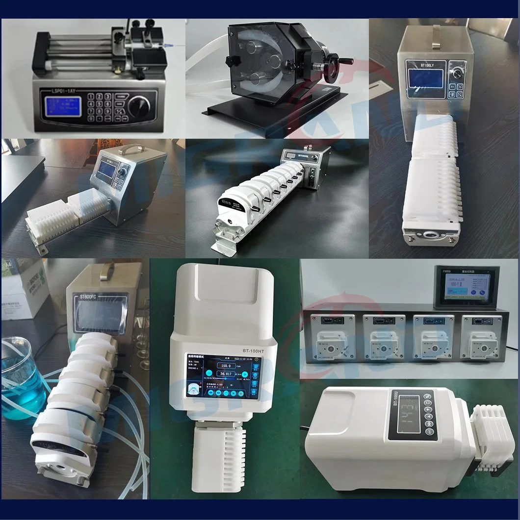 4-Channel Split Micro Dosing Pump with Syringe