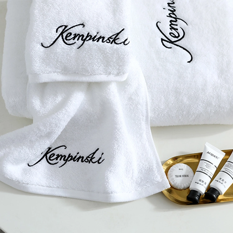 Dobby Hotel Embroider Towel Set, Hyatt Hotel Washing Towel