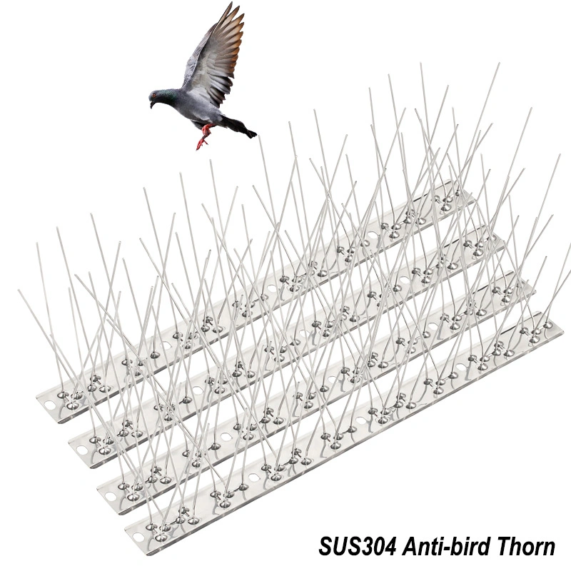 Small Plastic Bird Defender Scare Birds Keep Birds Away Spike Device for Garden Yard