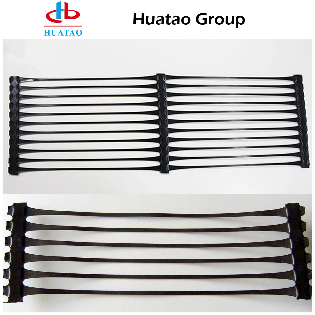 PE Biaxial Geogrid Plastic Gravel Grid Price for Retaining Wall