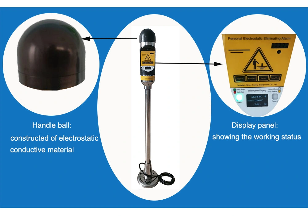 Human Body Electrostatic/Anti-Static Discharge Ball Touch Releaser Device