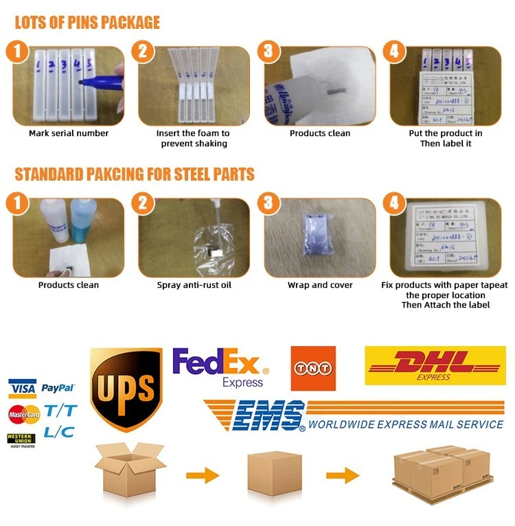 OEM Ejector Sleeve (ejector needle, circle cylinder) Plastic Injection Mold Parts