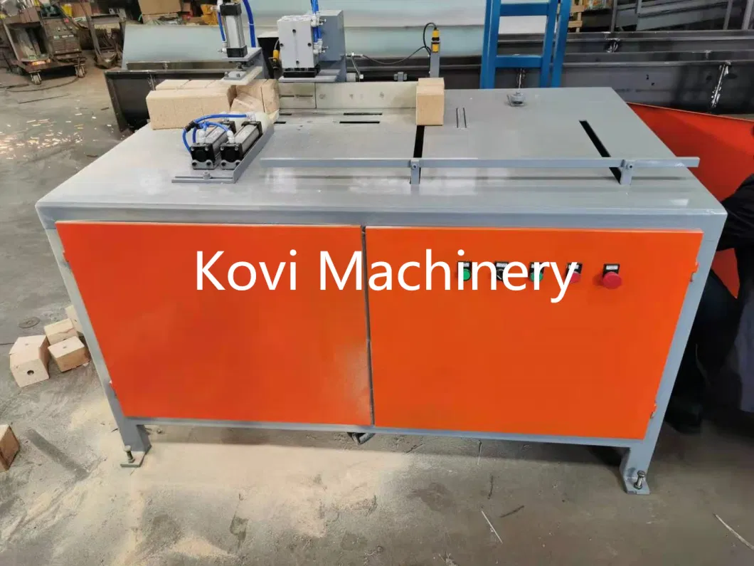 Wood Pallet Block Cutting Machine Wood Pallet Foot Pier Feet Block Cutter Cut Saw Machine Pneumatic Wood Tray Cut off Saw Machine for Sale