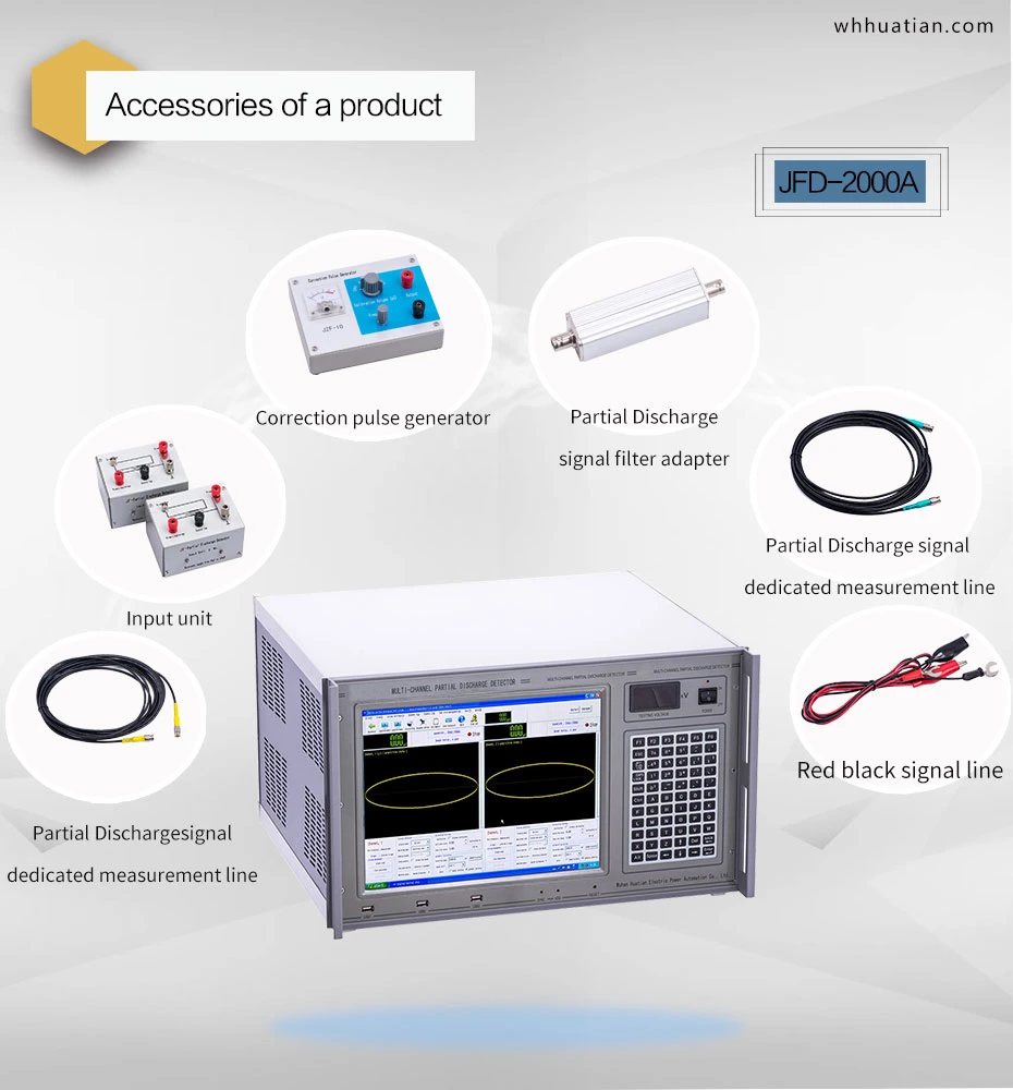 Jfd-2000A IEC Standard China Advanced Handheld Cable Partial Discharge Measurement Device