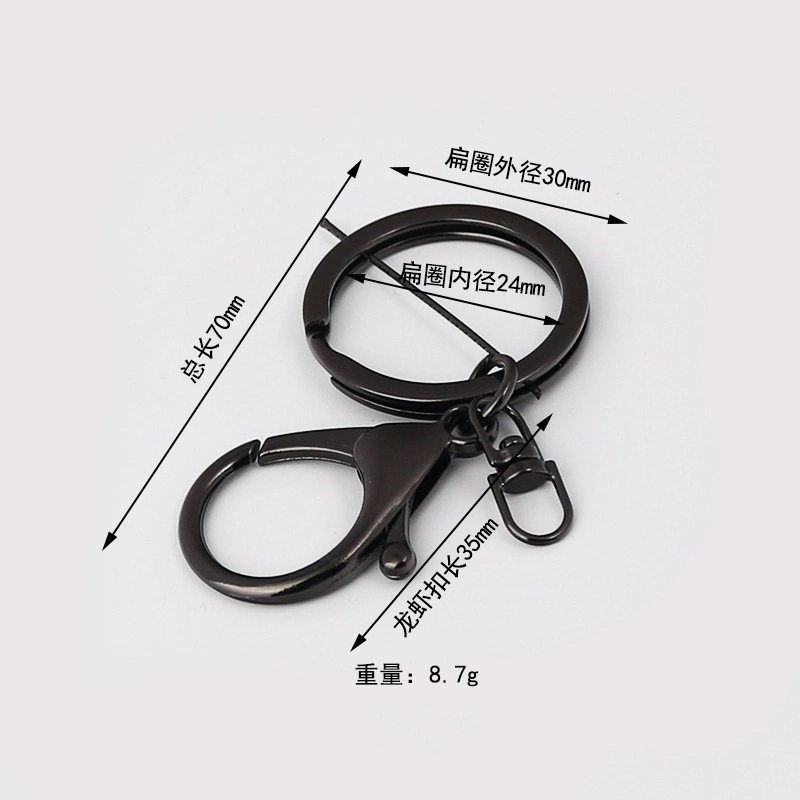 High-Grade Luggage Hardware Hanging Galvanized Alloy Dog Buckle Chain Head Hook