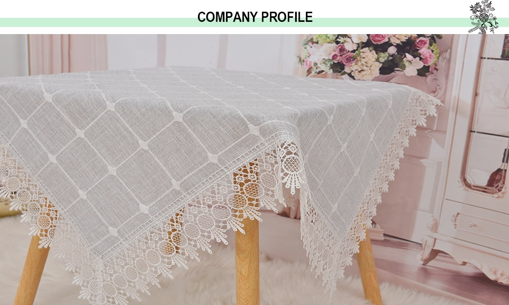 Tablecloth Fashion Home Use Anti-Fouling Washable Polyester Table Cloth