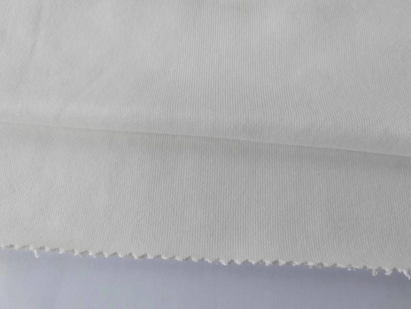 Sustainable Cotton/Sorona Heavy Weight French Terry Knitted Fabric Mercerized Finish