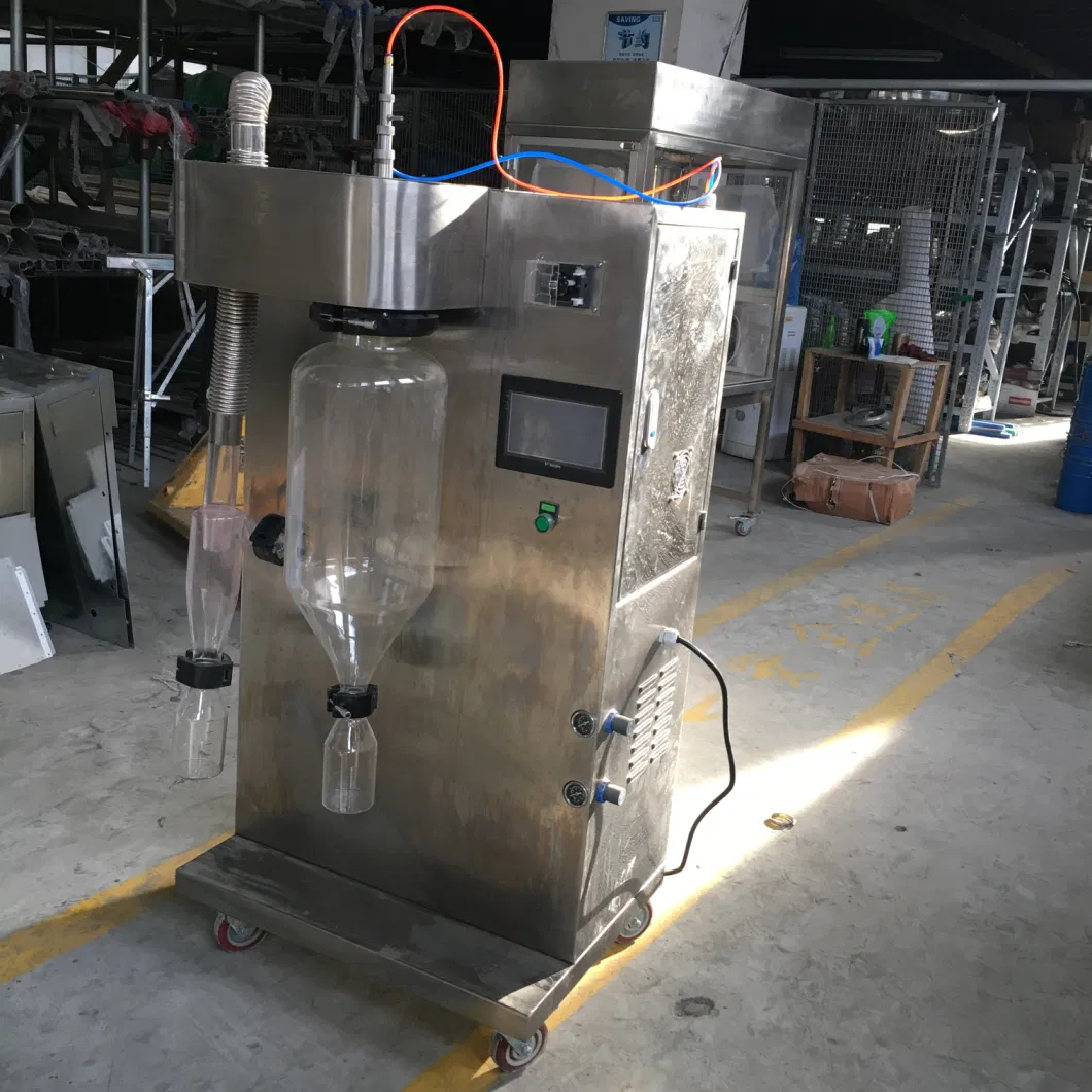 High Efficiency Laboratory Scale Full Stainless Steel Mini Spray Dryer Machine for Milk Protein Isolate Plant Pea Protein Slurry