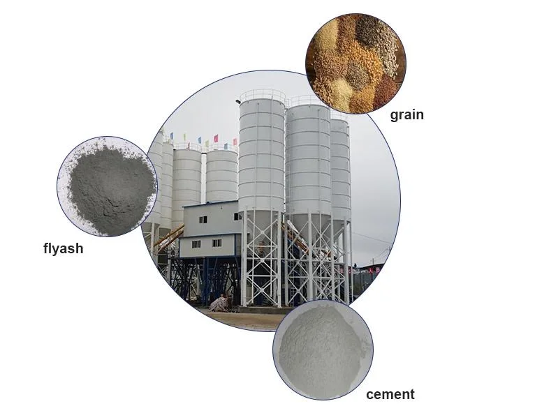 Multifunctional Sealed Large Vertical Cement Tank Cement Silo