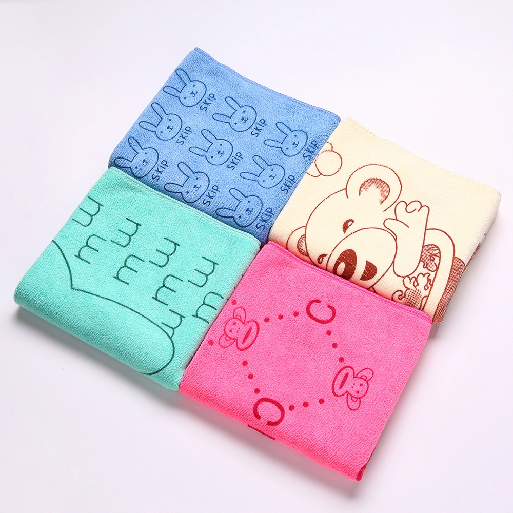 High Quality 80%Polyester 20%Polyamide Absorbent 400GSM 500GSM 30X30cm 40X40cm 40X60cm Microfibre Cloths Soft Hand Face Bath Beach Sports Towel