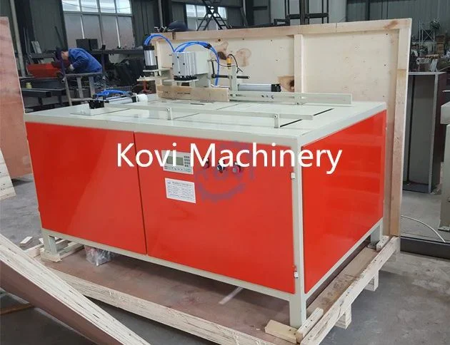 Wood Pallet Block Cutting Machine Wood Pallet Foot Pier Feet Block Cutter Cut Saw Machine Pneumatic Wood Tray Cut off Saw Machine for Sale