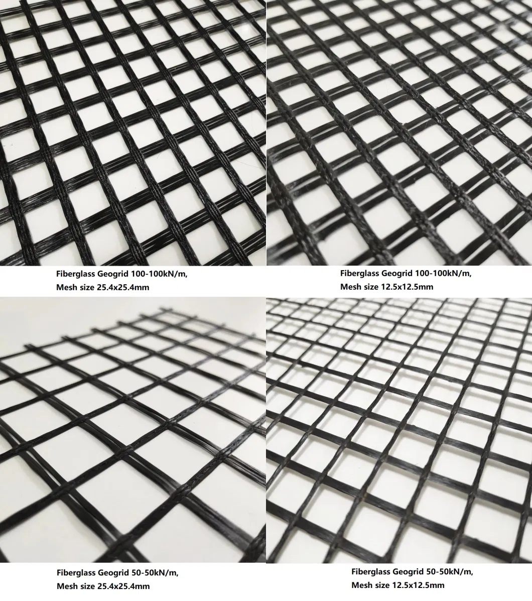 Shop Online Fiberglass Geogrid 3030 Basalt Fiber Geogrid for Road