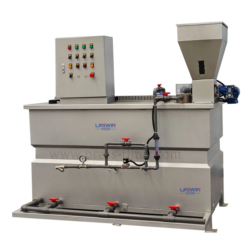 Three Tanks Automatic Polymer Preparation Dosing Unit Device