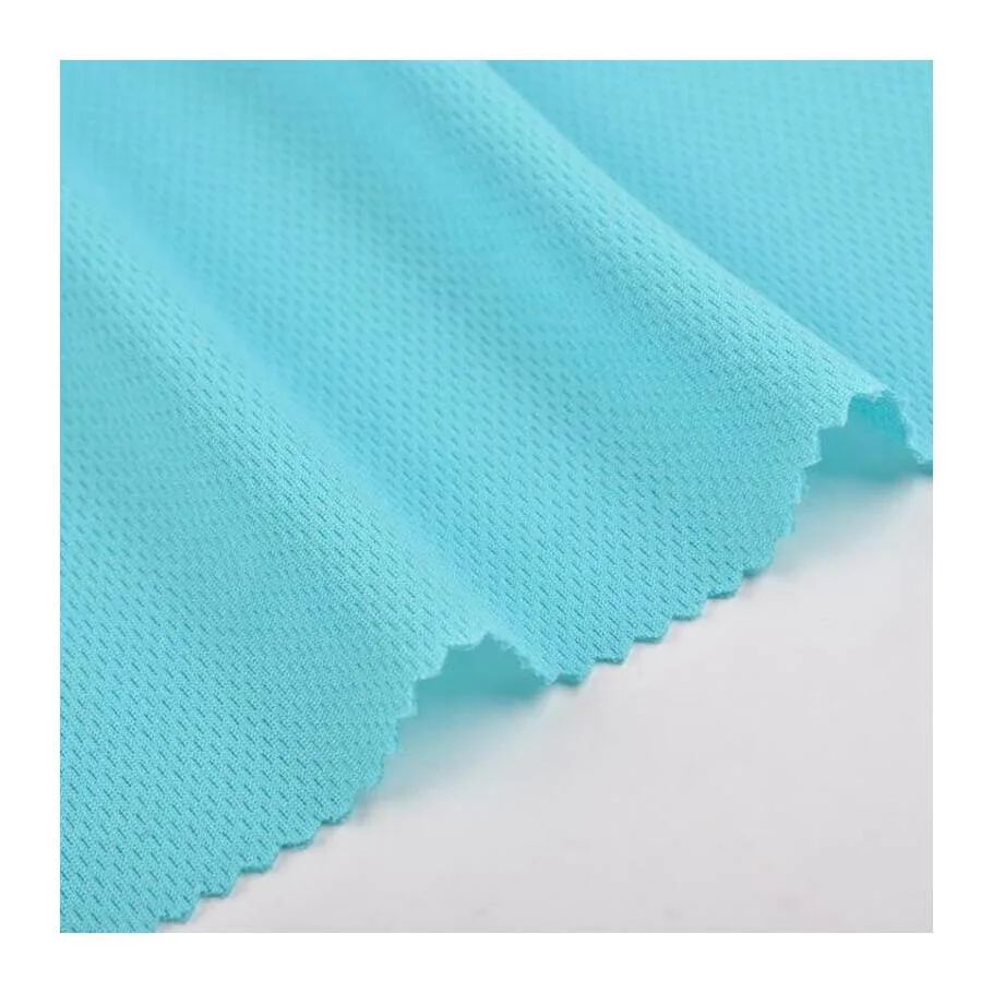 100 Polyester Anti Static Carbon Fiber Knit Bird Eye Mesh Fabric