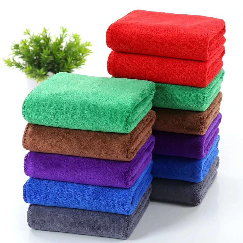 China Supplier Customized Color Weft Warp Knitting Quick Dry Bath Towel