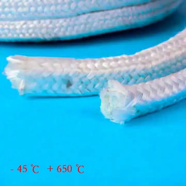 Factory Supply High Temperature Fiberglass Rope Seal Gland Packing Fiberglass Products